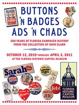 Buttons 'n Badges, Ads 'n Chads exhibit image